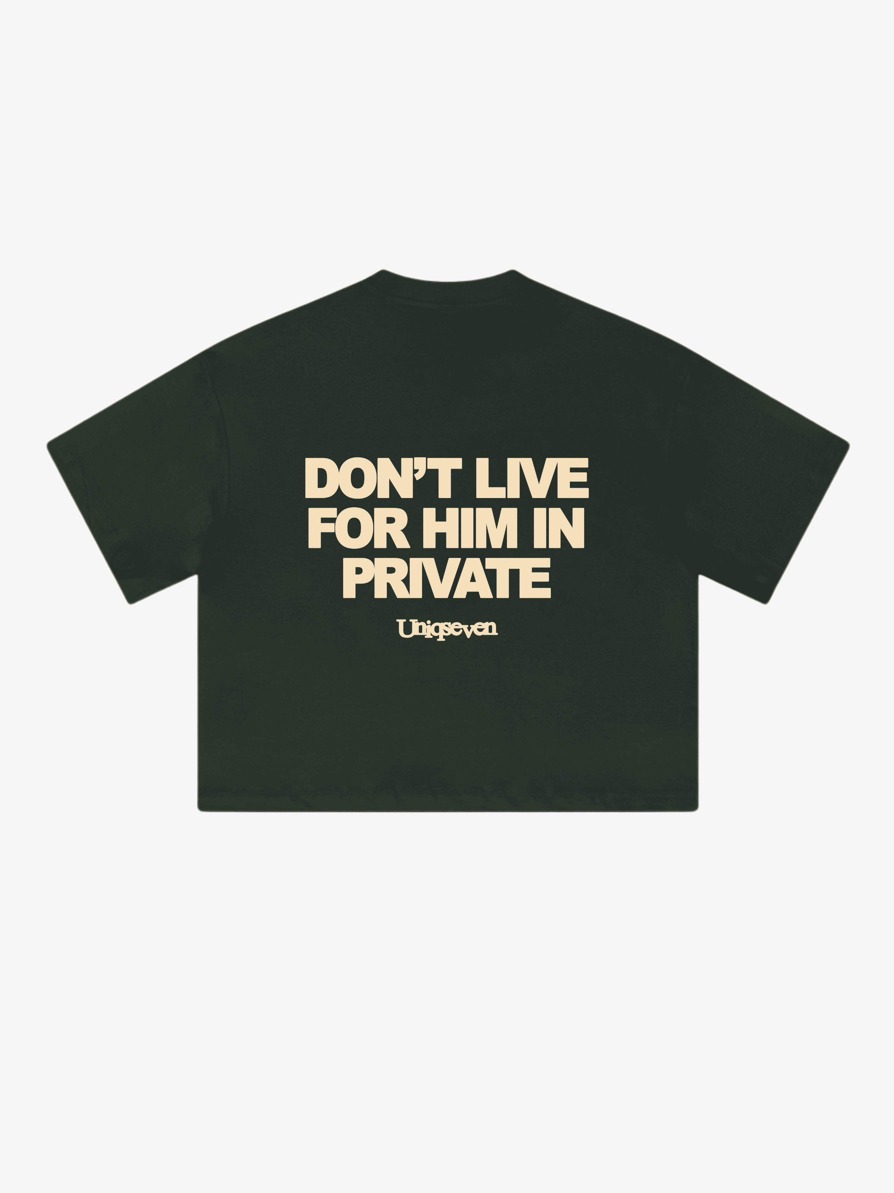 JESUS DIED FOR YOU IN PUBLIC, DON’T LIVE FOR HIM IN PRIVATE