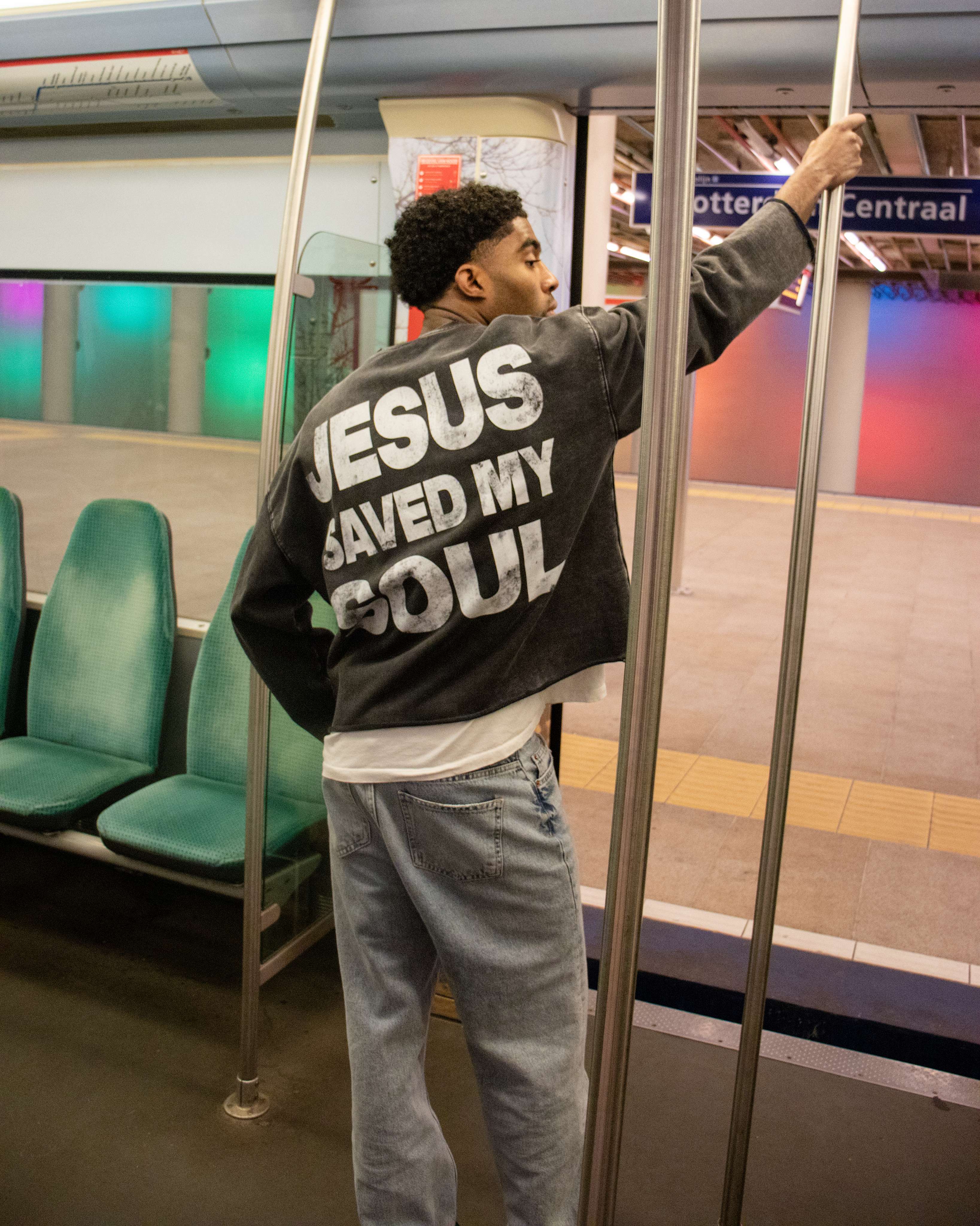 JESUS SAVED MY SOUL SWEATER
