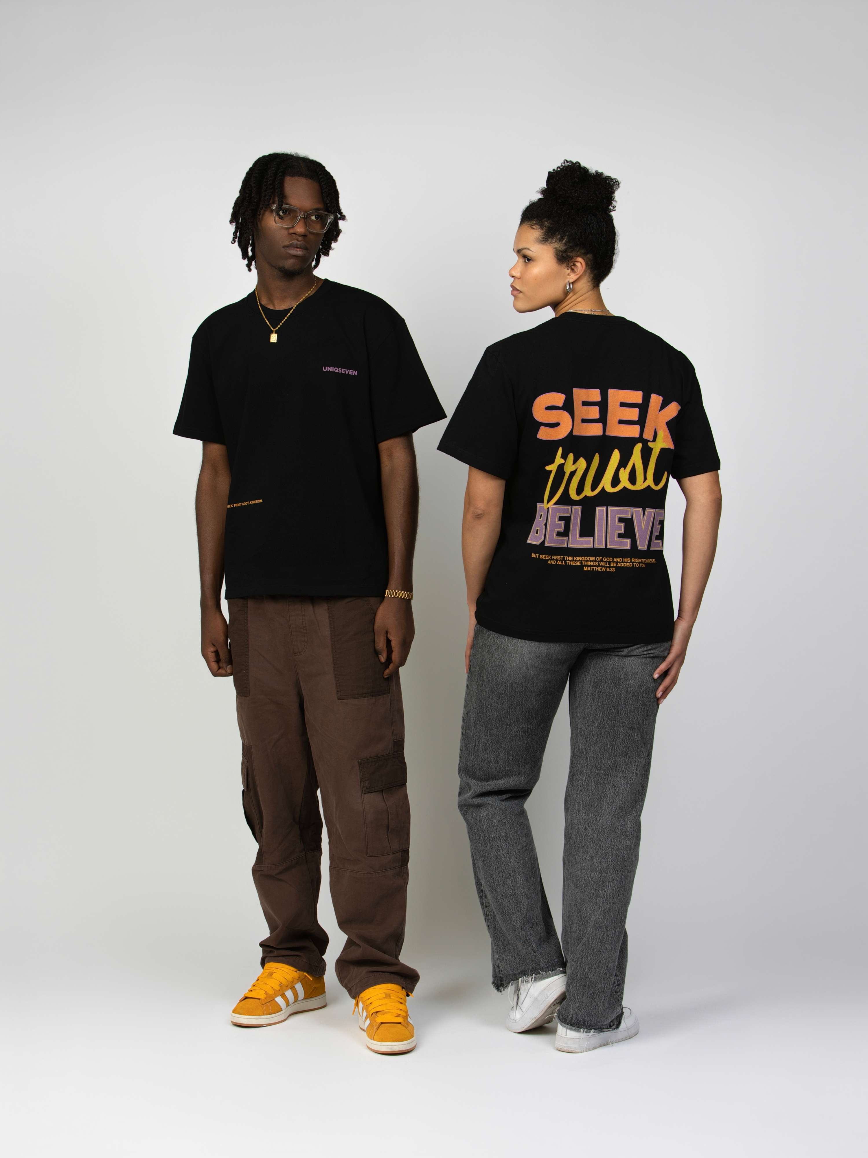 SEEK TRUST & BELIEVE T-SHIRT