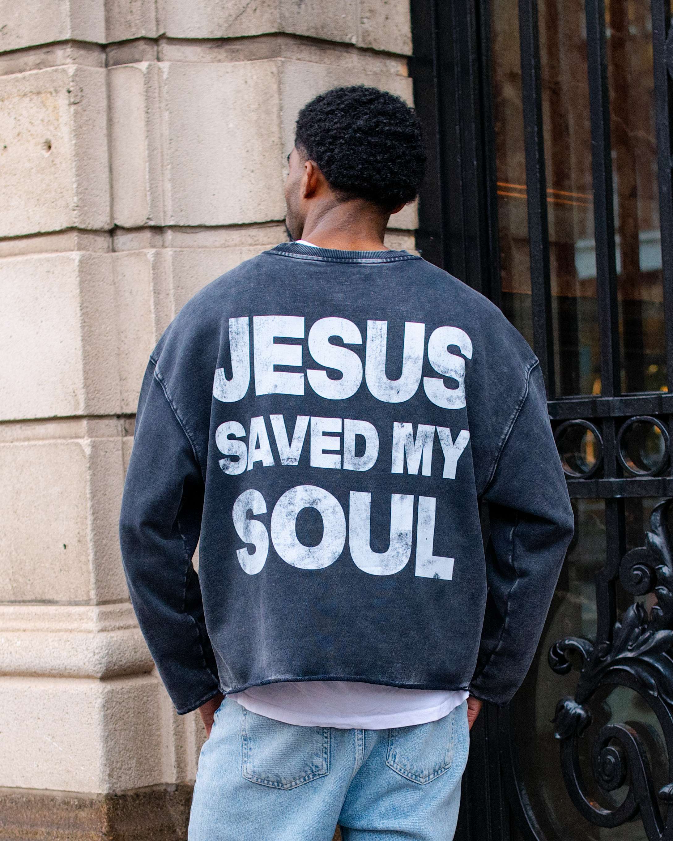 JESUS SAVED MY SOUL SWEATER