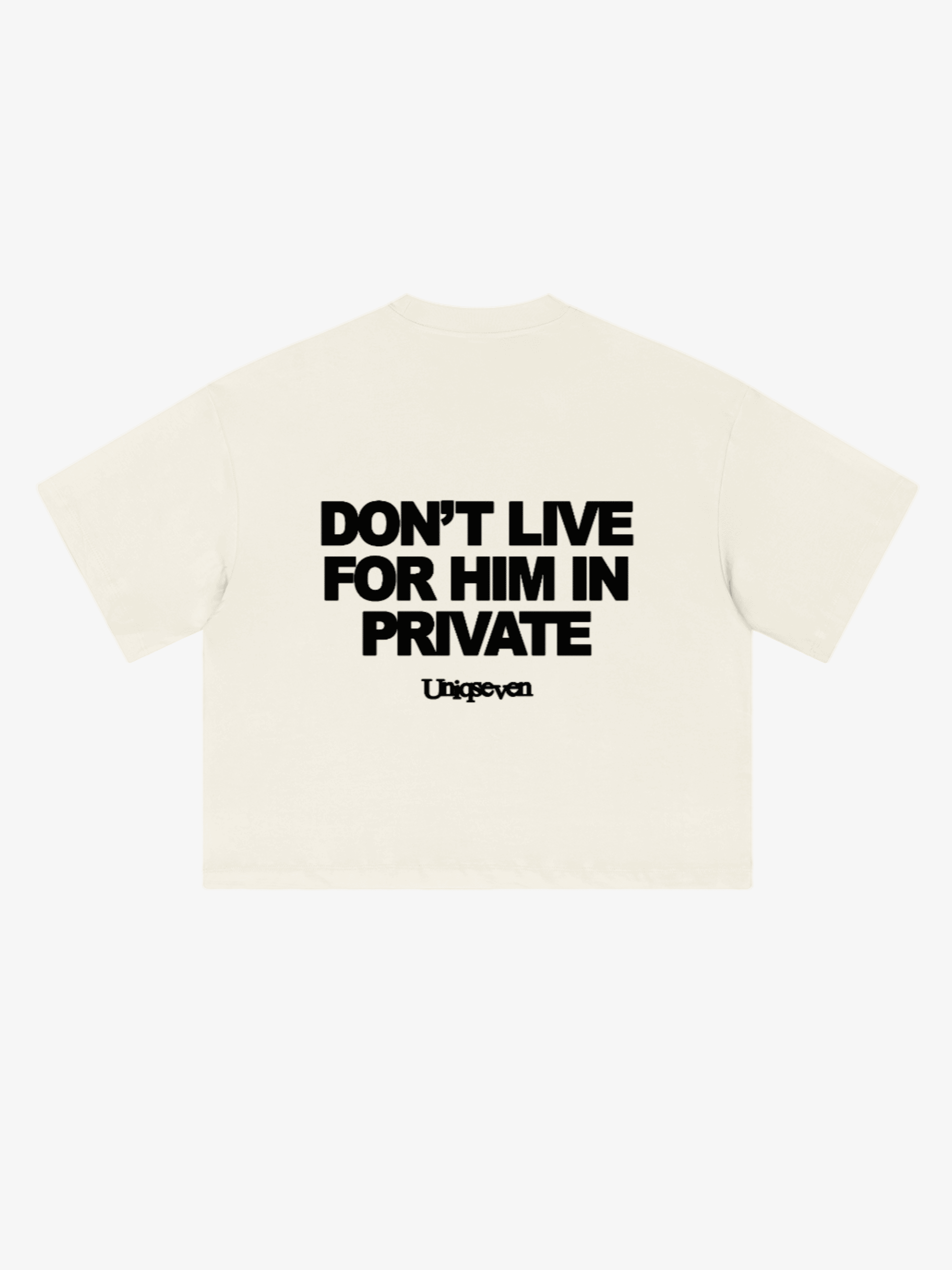 JESUS DIED FOR YOU IN PUBLIC, DON’T LIVE FOR HIM IN PRIVATE
